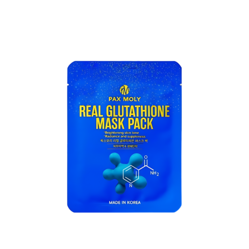 Mặt Nạ Giúp Da Chống Lão Hóa, Căng Mịn Pax Moly Real Glutathione Mask Pack Hộp 10 Miếng