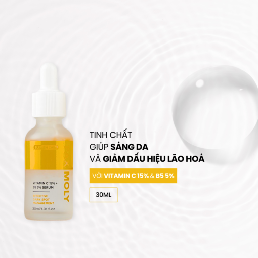 Độc Quyền Deal - Serum Pax Moly Vitamin C 15% và Vitamin B5 5% 30ml - Hình ảnh 3