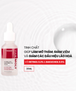 Độc Quyền Deal - Serum Pax Moly Retinol 0.3% và Bakuchiol 0.5% - Dung Tích 30ml 2 5