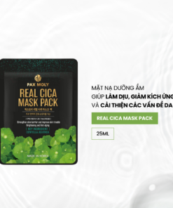 Mặt Nạ Làm Dịu Da, Giảm Kích Ứng, Cải Thiện Vấn Đề Da Pax Moly Real Cica 25ml Hộp 10 Miếng 3 11