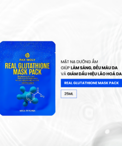 Mặt Nạ Giúp Da Chống Lão Hóa, Căng Mịn Pax Moly Real Glutathione Mask Pack Hộp 10 Miếng 3 16