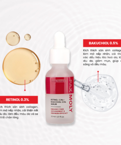 Độc Quyền Deal - Serum Pax Moly Retinol 0.3% và Bakuchiol 0.5% - Dung Tích 30ml 3 5