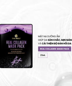 Mặt Nạ Dưỡng Ẩm Sâu, Săn Chắc Da, Cải Thiện Độ Đàn Hồi Pax Moly Real Collagen 25ml Hộp 10 Miếng 3 8