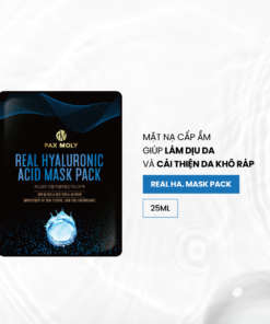 Mặt Nạ Làm Dịu Da Tức Thì, Dưỡng Ẩm Sâu, Tái Tạo Làn Da Khô Ráp Pax Moly Real Hyaluronic Acid 25ml Hộp 10 Miếng 3 9