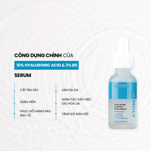 Độc Quyền Deal - Serum Pax Moly Hyaluronic Acid 10% và Vitamin B5 3% 30ml - Hình ảnh 5