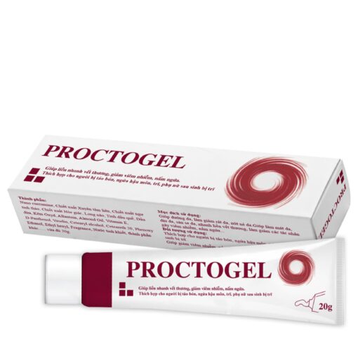 Gel Bôi Trĩ Proctogel - Giảm Đau, Kháng Viêm Hiệu Quả 20g