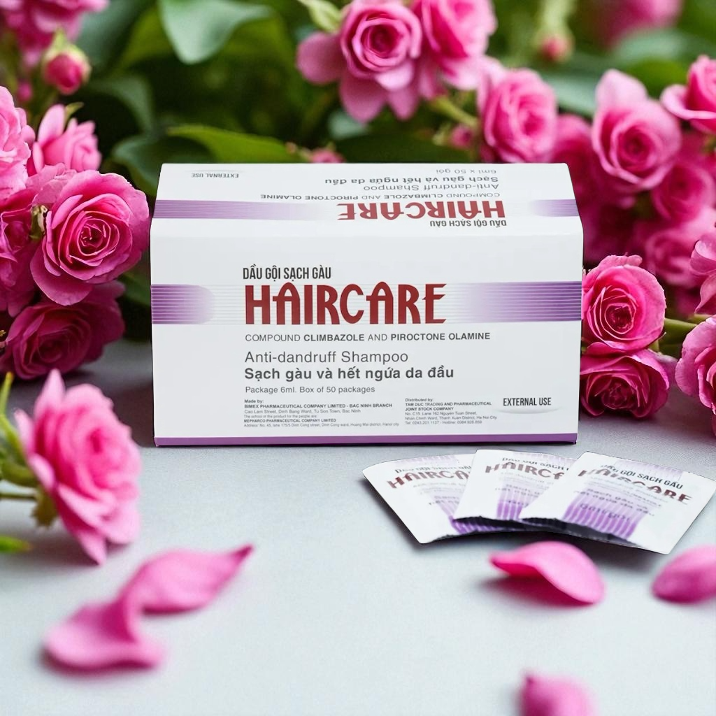 Haircare Dầu Gội - Ngăn Gàu, Vảy Nến, Viêm Da Tiết Bã Hiệu Quả - Hộp 50 gói x 6ml 4 Haircare Dầu Gội - Ngăn Gàu, Vảy Nến, Viêm Da Tiết Bã Hiệu Quả - Hộp 50 gói x 6ml - Hình ảnh 4