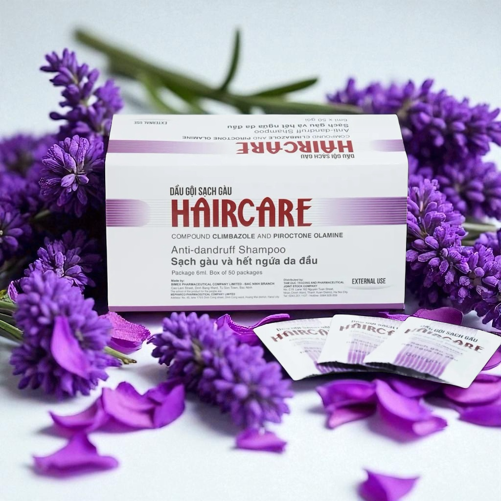 Haircare Dầu Gội - Ngăn Gàu, Vảy Nến, Viêm Da Tiết Bã Hiệu Quả - Hộp 50 gói x 6ml 5 Haircare Dầu Gội - Ngăn Gàu, Vảy Nến, Viêm Da Tiết Bã Hiệu Quả - Hộp 50 gói x 6ml - Hình ảnh 5