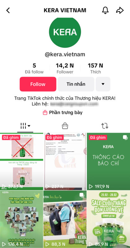 Kẹo rau KERA bất ngờ "bốc hơi" khỏi các sàn TMĐT, trên kênh TikTok chính chủ cũng không còn 1 Kẹo rau KERA bất ngờ "bốc hơi" khỏi các sàn TMĐT, trên kênh TikTok chính chủ cũng không còn