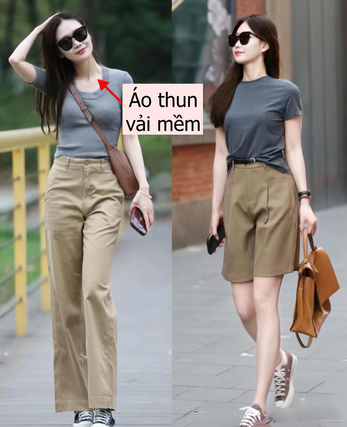 Mùa hè năm nay, chỉ cần mua 3 kiểu áo thun này: Dễ phối, tôn dáng, mặc 2 năm vẫn không lỗi mốt- Ảnh 7. Mùa hè năm nay, chỉ cần mua 3 kiểu áo thun này: Dễ phối, tôn dáng, mặc 2 năm vẫn không lỗi mốt- Ảnh 7.