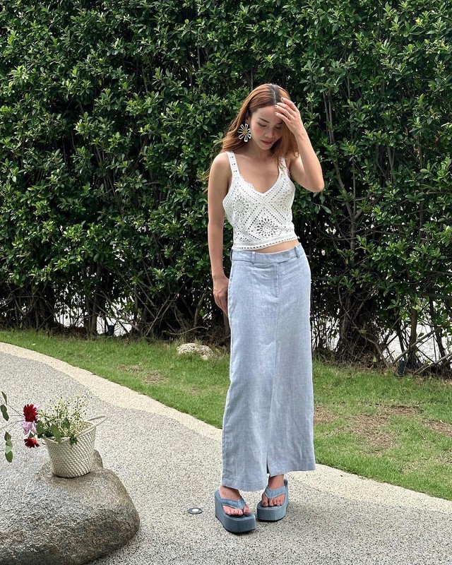 Vbiz có mỹ nhân 41 tuổi thảnh thơi đi du lịch khắp nơi, style đẹp phát mê- Ảnh 6. Vbiz có mỹ nhân 41 tuổi thảnh thơi đi du lịch khắp nơi, style đẹp phát mê- Ảnh 6.