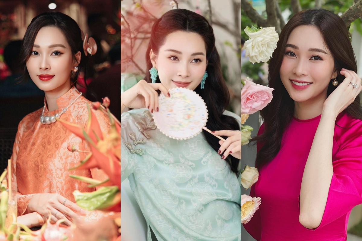 2 nàng Hậu làm dâu hào môn: Người chăm diện áo dài chuẩn phu nhân, người chuộng lên đồ tối giản đẹp mê- Ảnh 2. 2 nàng Hậu làm dâu hào môn: Người chăm diện áo dài chuẩn phu nhân, người chuộng lên đồ tối giản đẹp mê- Ảnh 2.