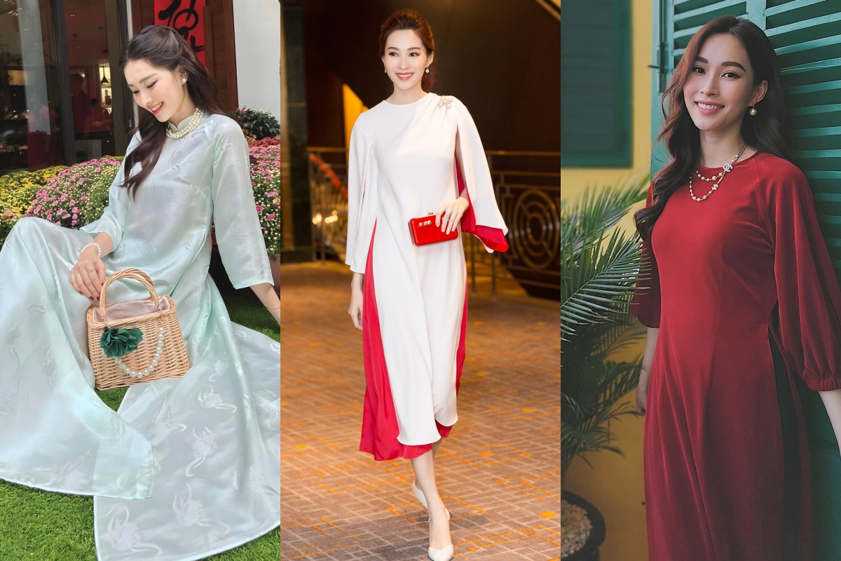 2 nàng Hậu làm dâu hào môn: Người chăm diện áo dài chuẩn phu nhân, người chuộng lên đồ tối giản đẹp mê- Ảnh 3. 2 nàng Hậu làm dâu hào môn: Người chăm diện áo dài chuẩn phu nhân, người chuộng lên đồ tối giản đẹp mê- Ảnh 3.