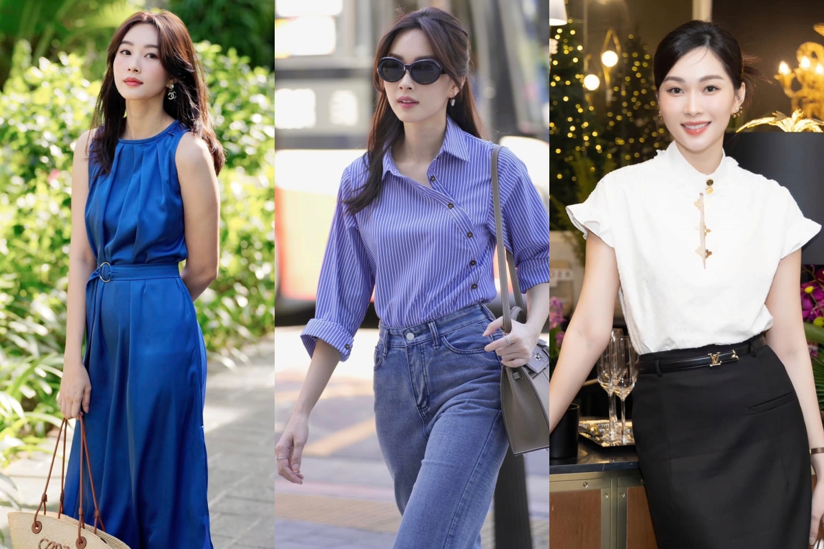 2 nàng Hậu làm dâu hào môn: Người chăm diện áo dài chuẩn phu nhân, người chuộng lên đồ tối giản đẹp mê- Ảnh 5. 2 nàng Hậu làm dâu hào môn: Người chăm diện áo dài chuẩn phu nhân, người chuộng lên đồ tối giản đẹp mê- Ảnh 5.