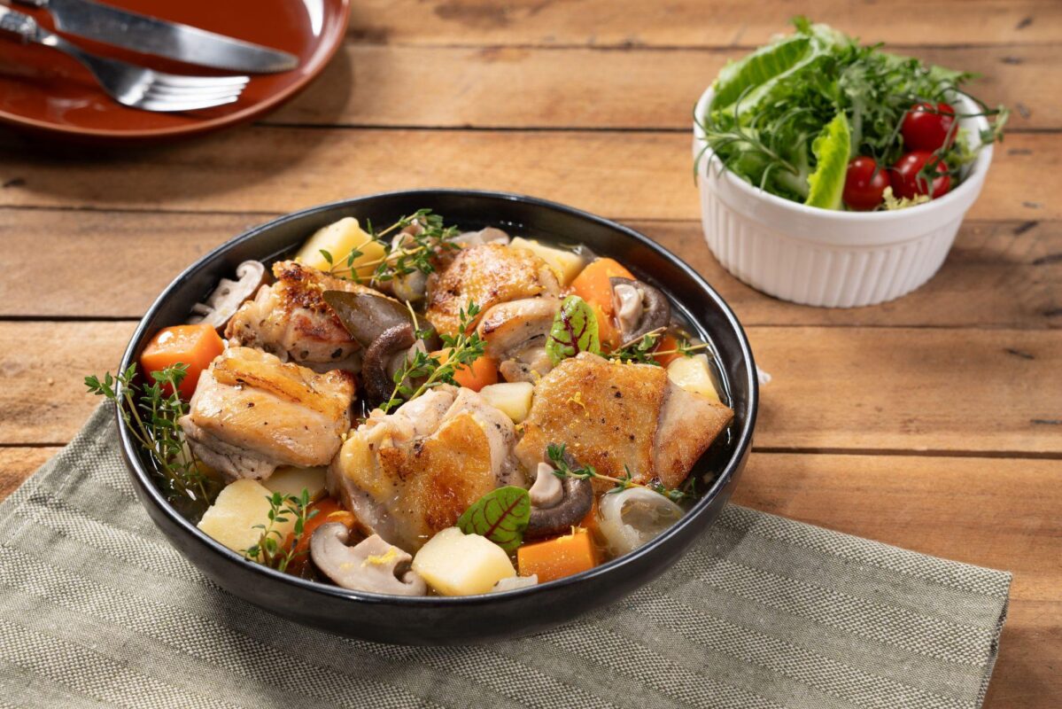 Bữa ăn ngon mùa hè với gà Mỹ hầm chanh và nấm bua an ngon mua he voi ga my ham chanh va nam