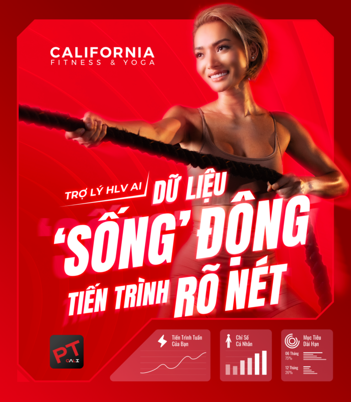 California Fitness ra mắt Cali AI PT - trợ lý trí tuệ nhân tạo hỗ trợ HLV cá nhân tiên phong tại Việt Nam 1 California Fitness ra mắt Cali AI PT - trợ lý trí tuệ nhân tạo hỗ trợ HLV cá nhân tiên phong tại Việt Nam california fitness ra mat cali ai pt tro ly tri tue nhan tao ho tro hlv ca nhan tien phong tai viet nam