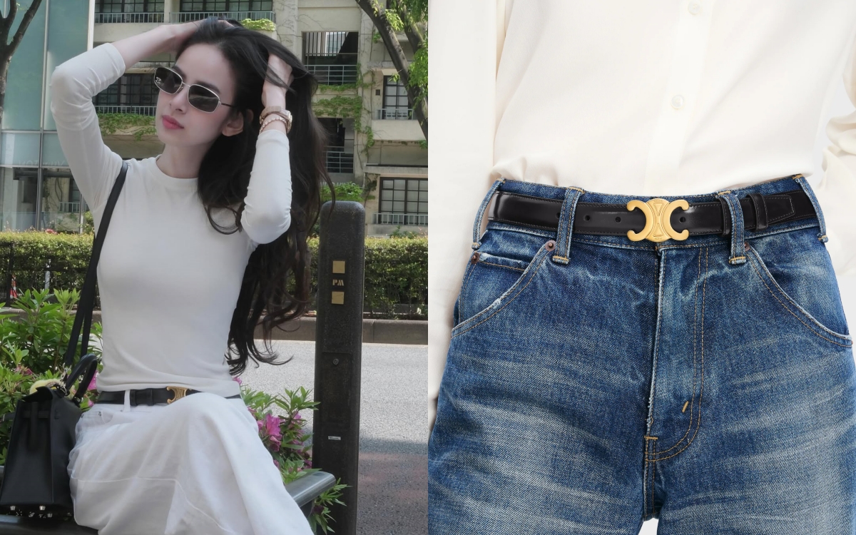 Hương Liên chuẩn "dâu hào môn": Diện set đồ hơn 1 tỷ, thắt lưng 20 triệu, tới dây buộc tóc cũng là hàng hiệu- Ảnh 6. Hương Liên chuẩn "dâu hào môn": Diện set đồ hơn 1 tỷ, thắt lưng 20 triệu, tới dây buộc tóc cũng là hàng hiệu- Ảnh 6.