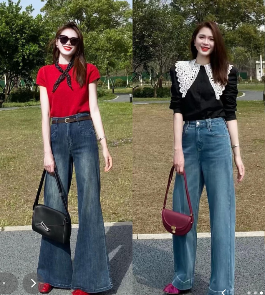 Kiểu quần jeans dành cho phụ nữ tuổi 35+: Tôn dáng, hack chân dài, mặc lên là sang chảnh- Ảnh 4. Kiểu quần jeans dành cho phụ nữ tuổi 35+: Tôn dáng, hack chân dài, mặc lên là sang chảnh- Ảnh 4.