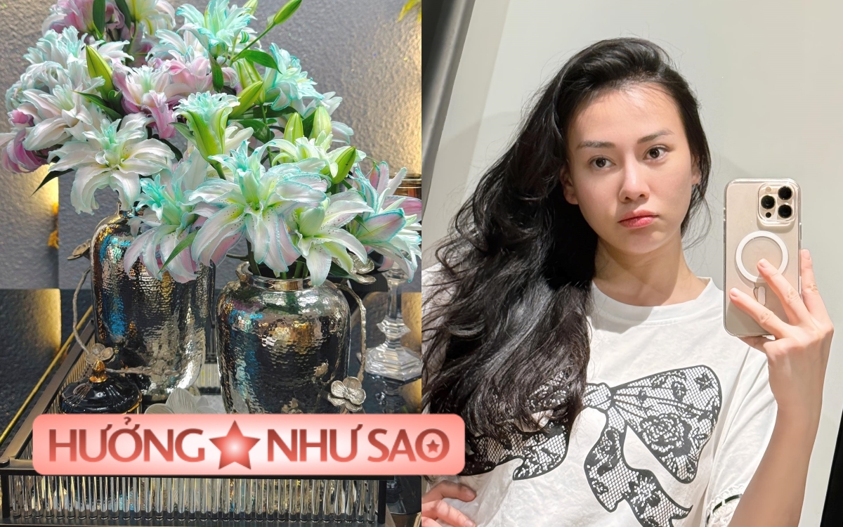 Phương Oanh dùng bình cắm hoa chuẩn "hào môn", càng soi càng đẹp tới từng chi tiết- Ảnh 1. Phương Oanh dùng bình cắm hoa chuẩn "hào môn", càng soi càng đẹp tới từng chi tiết- Ảnh 1.