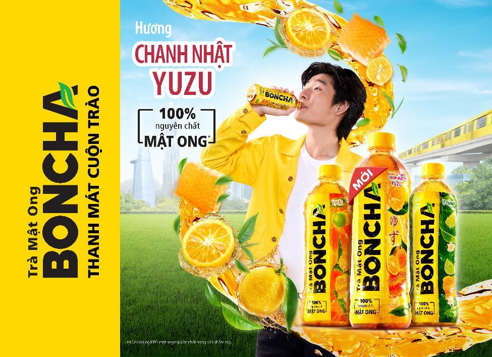 Trà Mật Ong BONCHA "ghi điểm" sáng tạo với phiên bản Chanh Nhật Yuzu mới tra mat ong boncha ghi diem sang tao voi phien ban chanh nhat yuzu moi