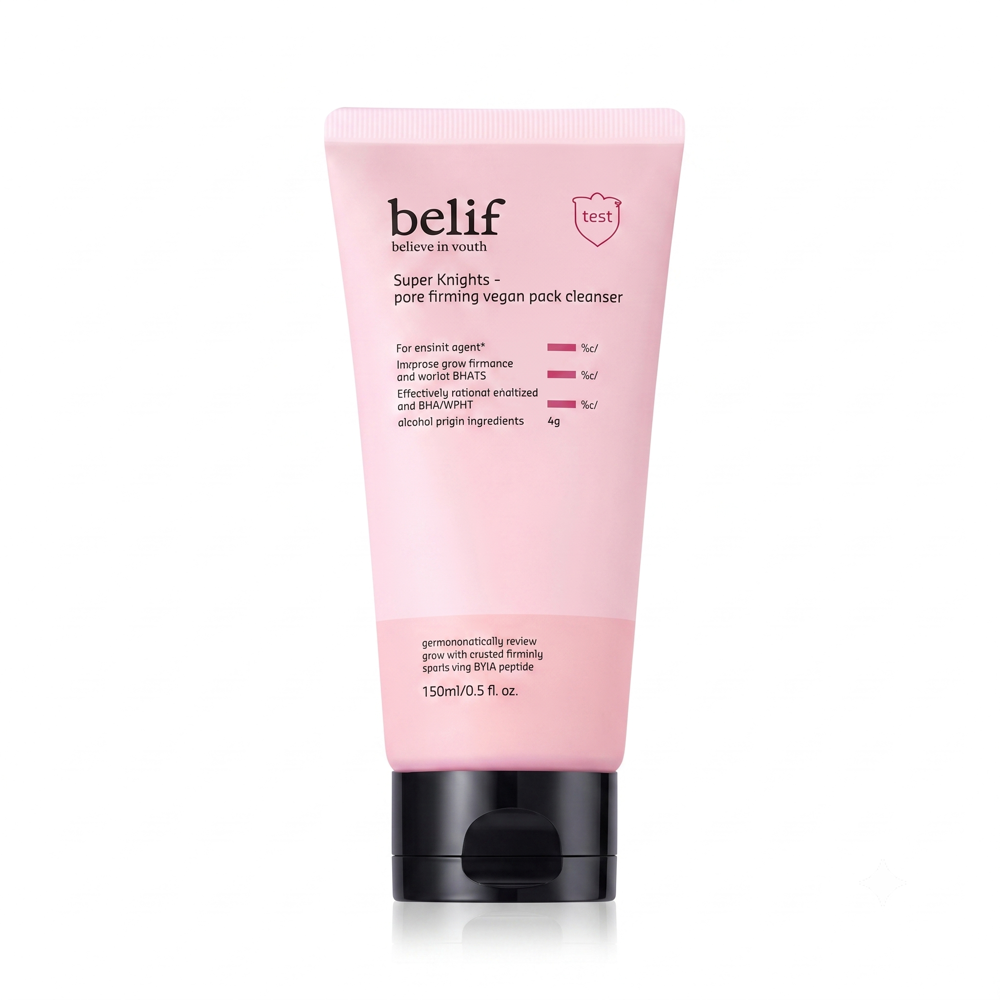 Trang chủ 9 Trang chủ Belif Super Knights Pore Firming Vegan Pack Cleanser 1