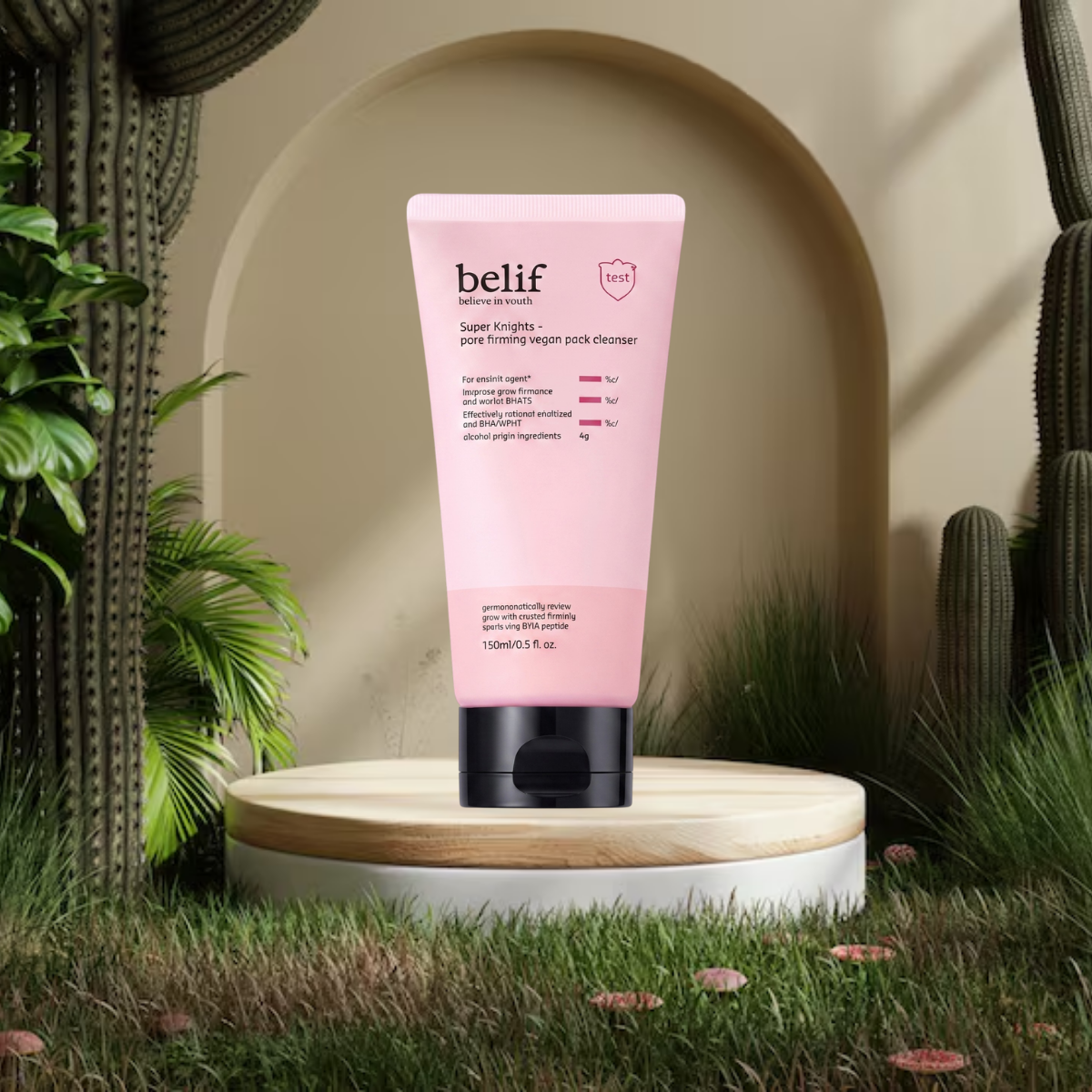 BELIF SUPER KNIGHTS PORE FIRMING VEGAN PACK CLEANSER SẠCH SÂU KIỀM DẦU 3 BELIF SUPER KNIGHTS PORE FIRMING VEGAN PACK CLEANSER SẠCH SÂU KIỀM DẦU - Hình ảnh 3