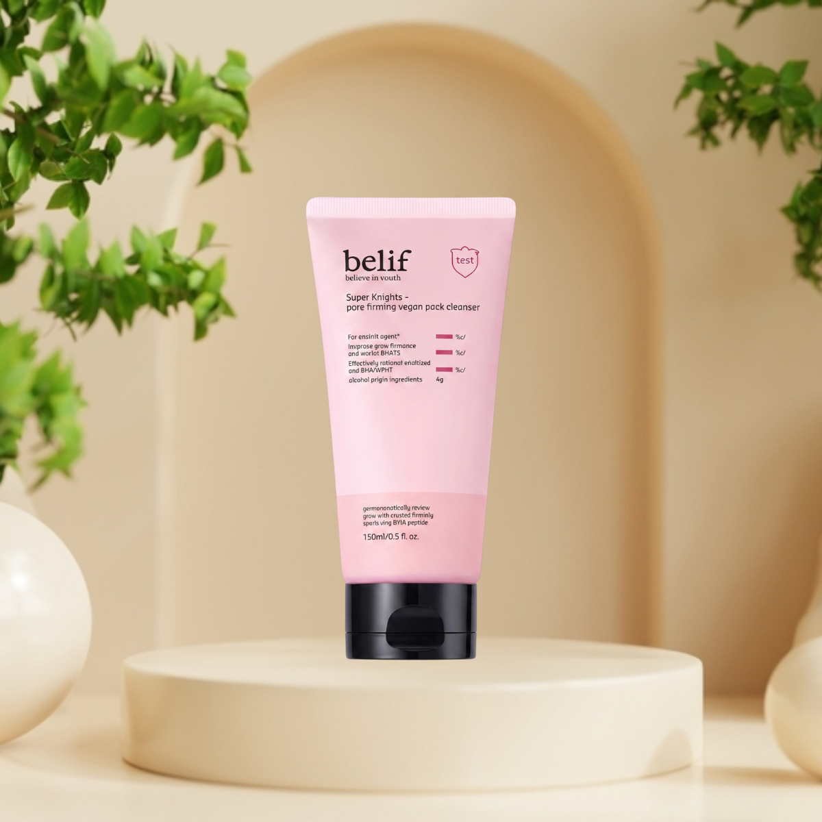 BELIF SUPER KNIGHTS PORE FIRMING VEGAN PACK CLEANSER SẠCH SÂU KIỀM DẦU 4 BELIF SUPER KNIGHTS PORE FIRMING VEGAN PACK CLEANSER SẠCH SÂU KIỀM DẦU - Hình ảnh 4