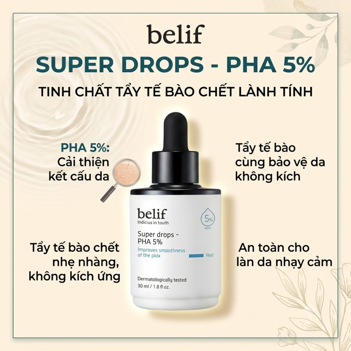 Trang chủ 9 Trang chủ belif Super Drops PHA 5 2