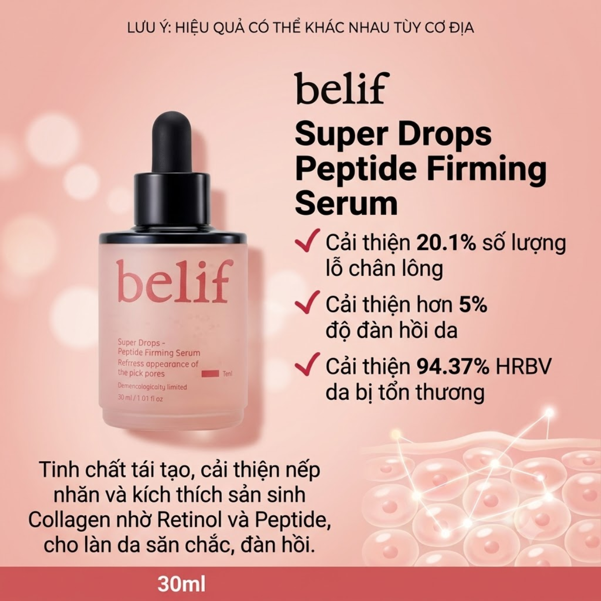 Trang chủ belif Super Drops Peptide Firming Serum 2