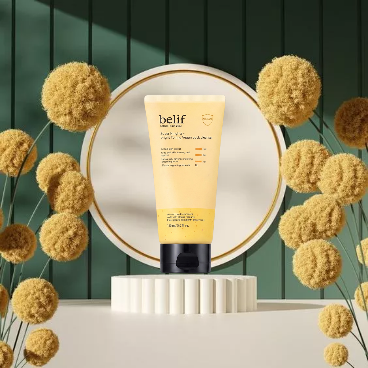 Trang chủ belif Super Knights Bright Toning Vegan Pack Cleanser 3