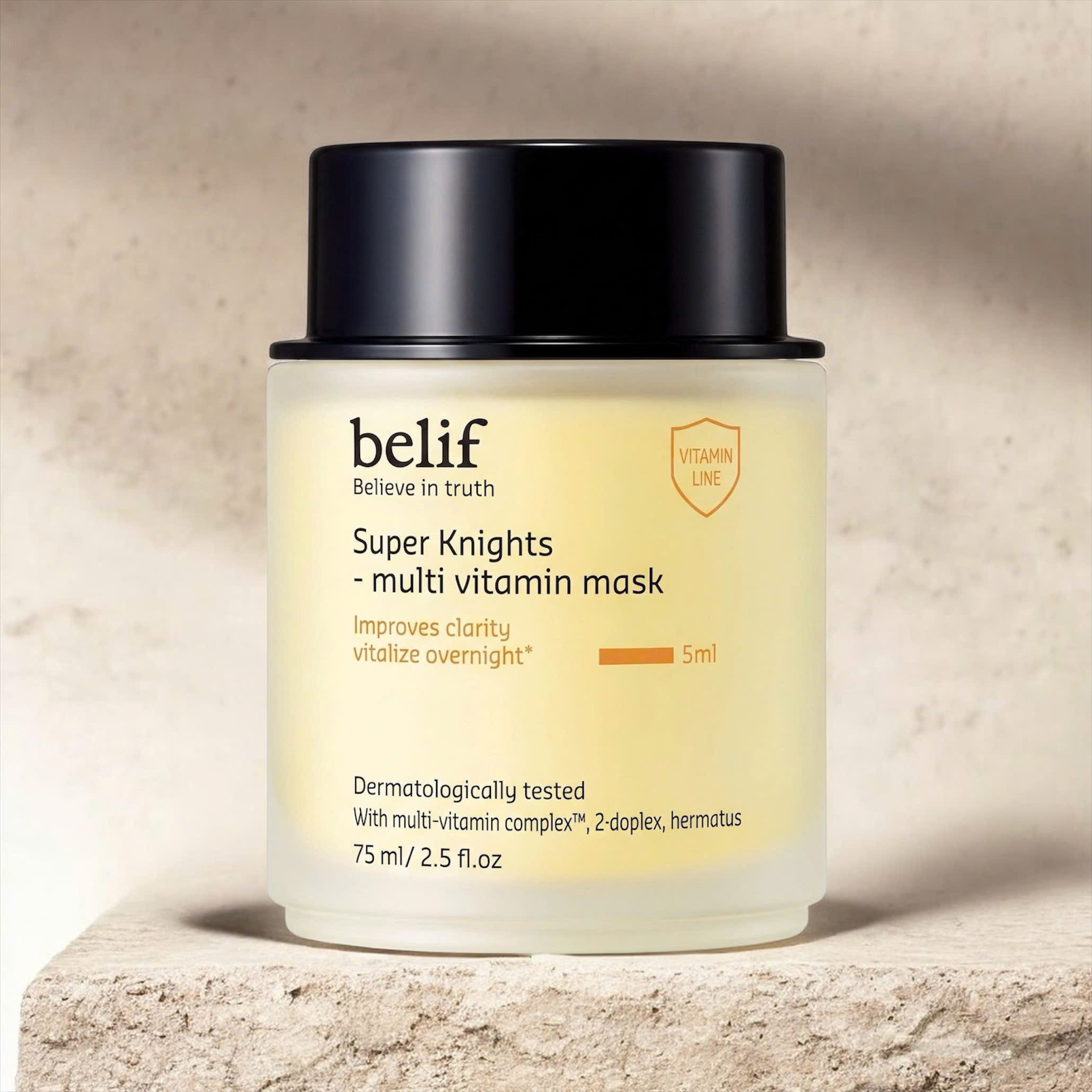 MẶT NẠ NGỦ CẤP ẨM & PHỤC HỒI CHUYÊN SÂU BELIF SUPER KNIGHTS - MULTI VITAMIN MASK (75ML) 3 MẶT NẠ NGỦ CẤP ẨM & PHỤC HỒI CHUYÊN SÂU BELIF SUPER KNIGHTS - MULTI VITAMIN MASK (75ML) - Hình ảnh 3