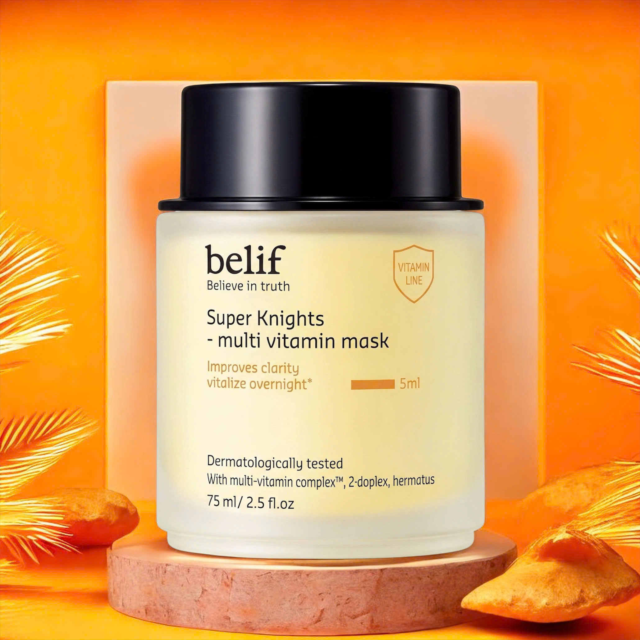 MẶT NẠ NGỦ CẤP ẨM & PHỤC HỒI CHUYÊN SÂU BELIF SUPER KNIGHTS - MULTI VITAMIN MASK (75ML) 5 MẶT NẠ NGỦ CẤP ẨM & PHỤC HỒI CHUYÊN SÂU BELIF SUPER KNIGHTS - MULTI VITAMIN MASK (75ML) - Hình ảnh 5