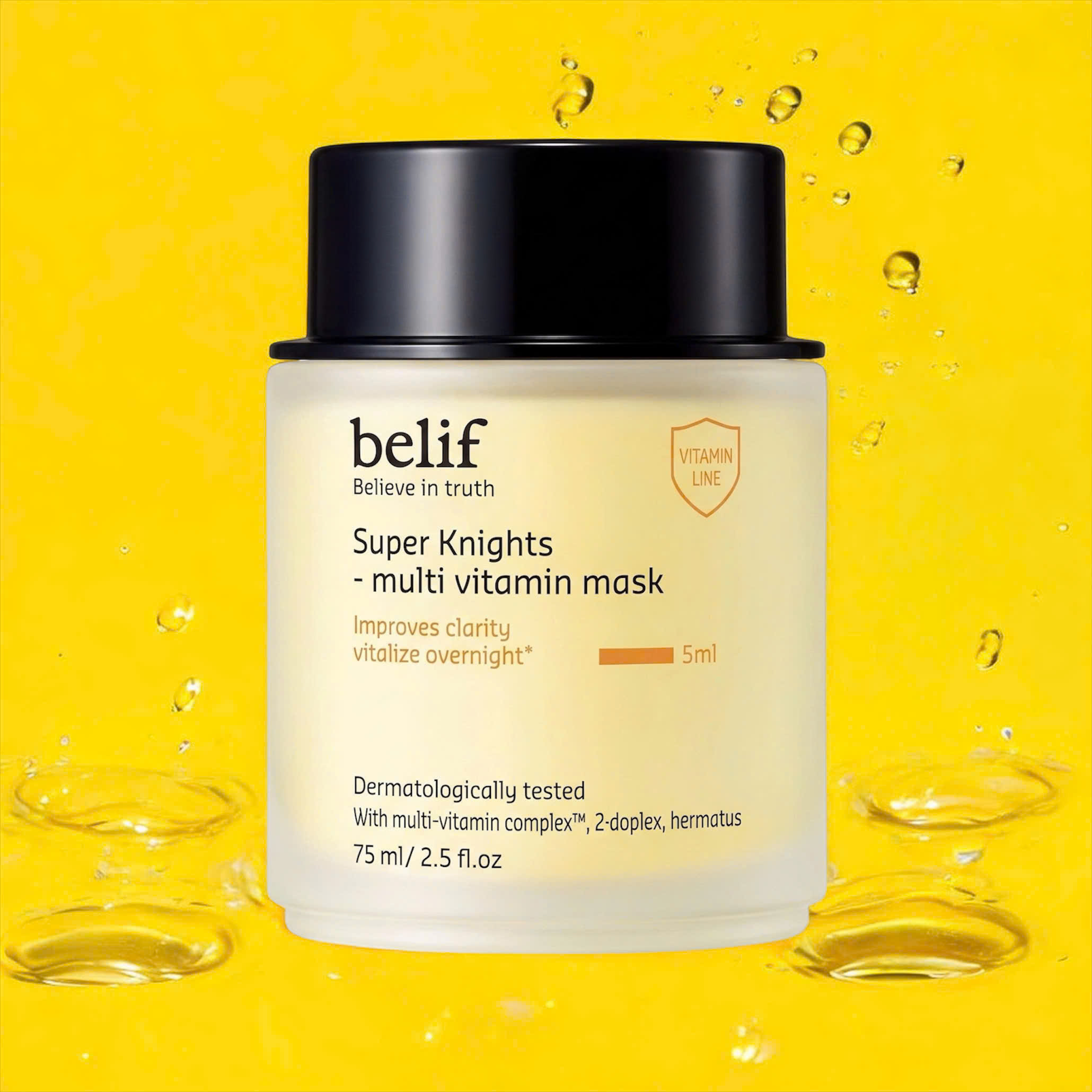 MẶT NẠ NGỦ CẤP ẨM & PHỤC HỒI CHUYÊN SÂU BELIF SUPER KNIGHTS - MULTI VITAMIN MASK (75ML) 6 MẶT NẠ NGỦ CẤP ẨM & PHỤC HỒI CHUYÊN SÂU BELIF SUPER KNIGHTS - MULTI VITAMIN MASK (75ML) - Hình ảnh 6